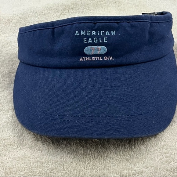 American Eagle Athletic Division Adjustable Blue Visor - Picture 14 of 14